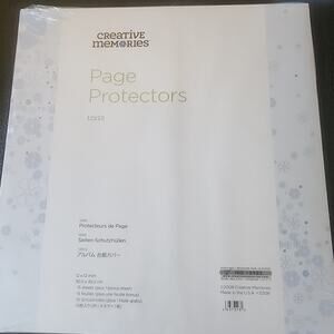 Creative Memories 12 X 12 Page Protectors TRUE size NEW Scrapbook 2008 crafts